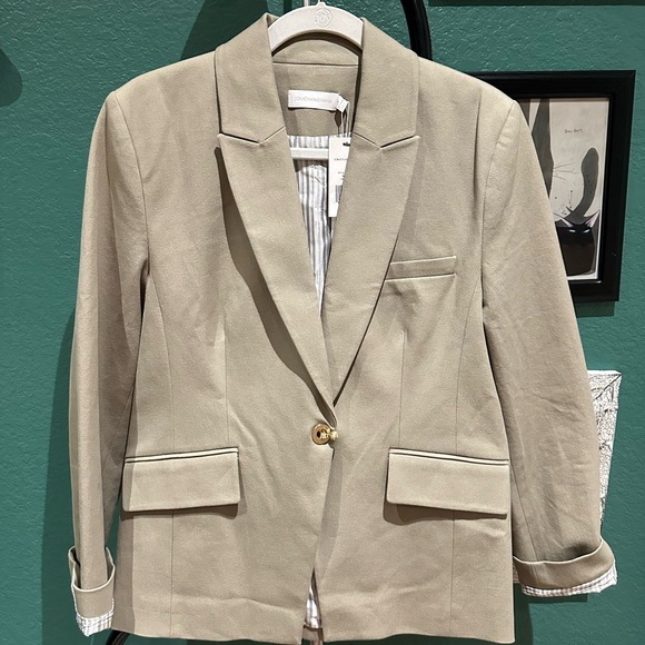 JONATHAN SIMKHAI | Beige Women's Blazer - Picture 6 of 7